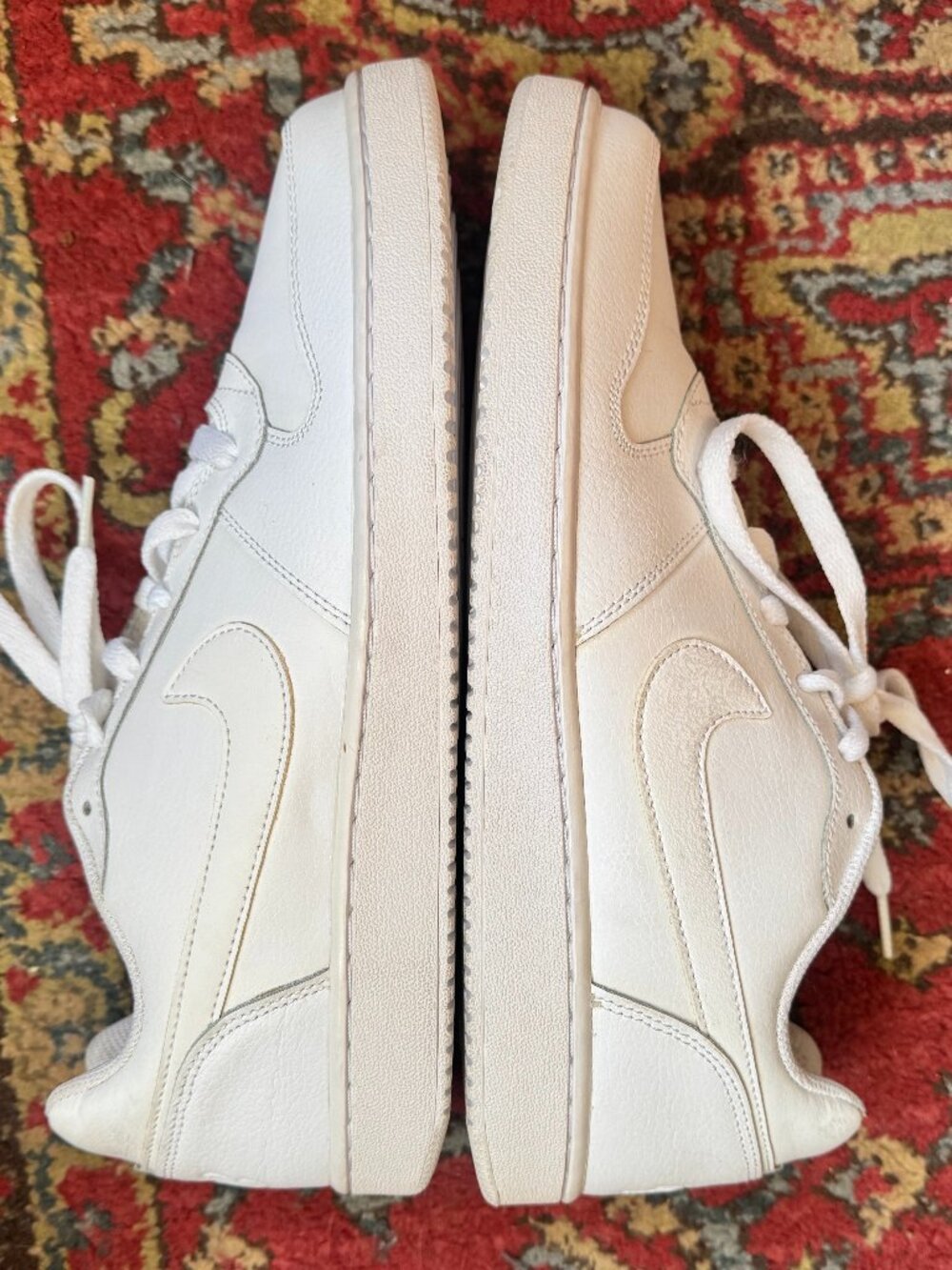 Nike Ebernon Low Shoes Men’s SZ US 10 / UK 9 / EU 44 leather white AQ1775-100